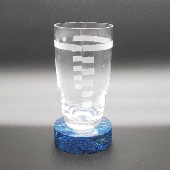 Set of 7 Vintage Sasaki Meridian Tall High Ball Glasses by Ward Bennett - Picture 2 of 4